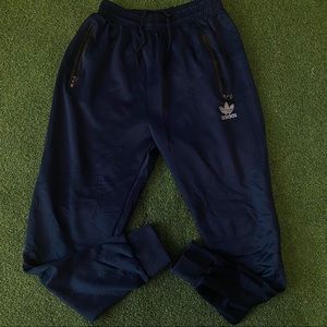 Adidas Men's Sweat Pants Joggers Dark Blue Size XXL